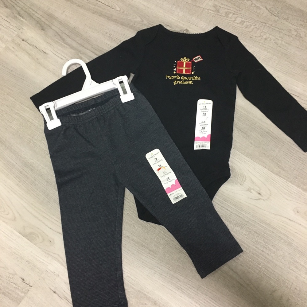 Jumping Beans matching set 18 months NWT